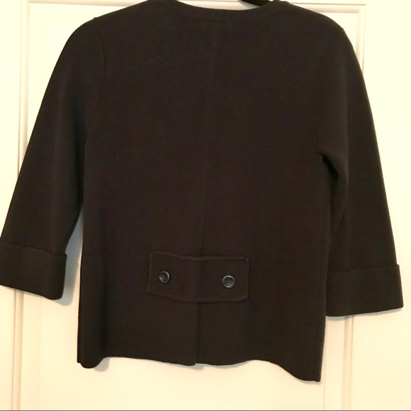 Dockers 3/4 Sleeve Structured Sweater Cardigan - Picture 3 of 3